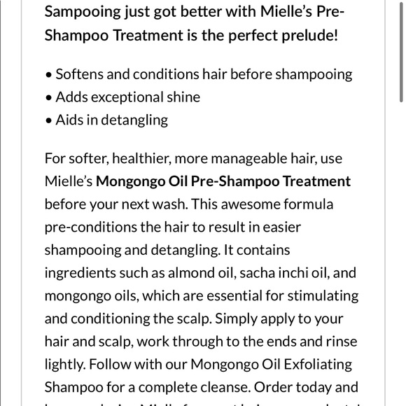 Mielle Organics Mongongo Oil Bundle - Picture 10 of 13